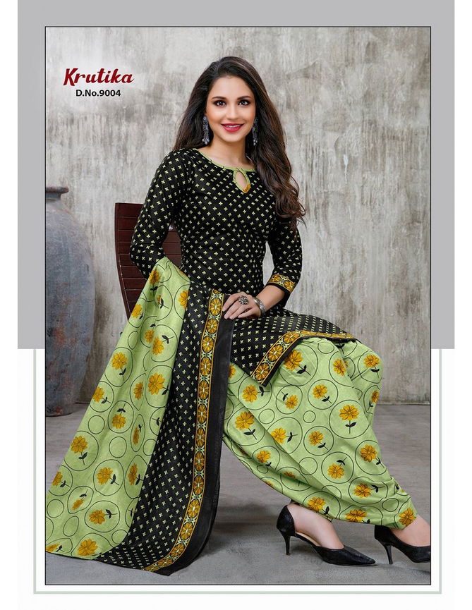 Amruta Krutika 9 Fancy Regular Wear Cotton Printed Dress Material Collection